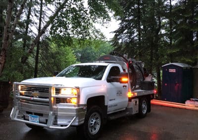 white Tank truck
